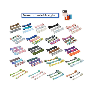 Giao Hàng Nhanh Chóng Leopard In Nặng Dày Vải Squat Ban Nhạc Vòng Tròn Tập Thể Dục Ban Nhạc Với Cao Su Tư Nhân Logo - Product Image 4