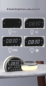 Tùy chỉnh loa bluetooth không dây với ánh sáng xung quanh, đồng hồ và chức năng báo thức - Product Image 4