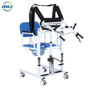 Chaise élévatrice de Transport de Patient hydraulique clouée au lit personnes âgées équipement <span class=keywords><strong>auxiliaire</strong></span> paralysé pour bain de transfert de toilette maison handicapée - Product Image 4