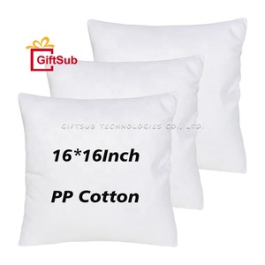 Kích thước tùy chỉnh <span class=keywords><strong>16</strong></span> <span class=keywords><strong>inch</strong></span> Polyester vuông nội thất Sofa Gối chèn PP bông ném Gối chèn - Product Image 1