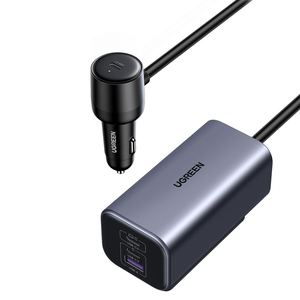 Chargeur Voiture Afficheur Tension Chargeur Allume-cigare 4 Ports USB -  Affichage Numérique Et Charge Rapide PD QC3.2