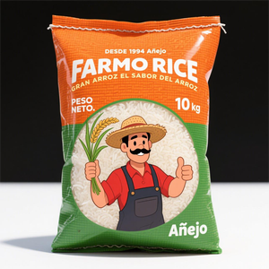 Bolsas Vacías de Polipropileno Tejido Transparente de 20 kg, 25 kg y 50 kg para <span class=keywords><strong>Arroz</strong></span>, Impresión Personalizada - Product Image 1