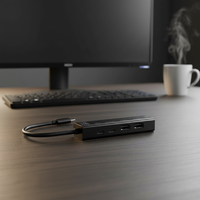 Hub USB C Type-C personnalisé 5-en-1 vers HDMI 4K 60Hz, USB 3.0, adaptateur de charge PD 100W, hub USB C