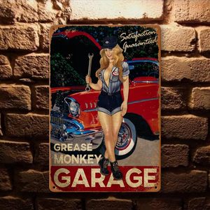 Lettere di metallo segno Vintage targa decorativa di latta cartello di <span class=keywords><strong>arte</strong></span> della parete per Garage uomo <span class=keywords><strong>arte</strong></span> della grotta pittura del Team di corse Poster - Product Image 1