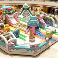 Nouveau style de parc de jeux gonflables avec parcours d'obstacles, château combiné, aire de jeux pour les entreprises de location