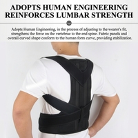Correcteur de posture dorsal stable et fixe anti-cyphose pour corriger la posture affaissée chez les adultes et les étudiants