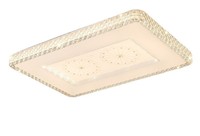 Lampu Plafon LED Akrilik Modern Mewah Tiga Warna Dapat Diredupkan untuk Ruang Tamu dan Kamar Tidur, IP44, Berbahan Logam