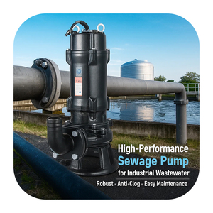 Bomba sumergible para aguas residuales de 5 HP 0.75 kW con salida de 1 pulgada para aguas residuales marinas, pozos profundos, uso intensivo y agua limpia, de bajo costo competitivo - Product Image 2
