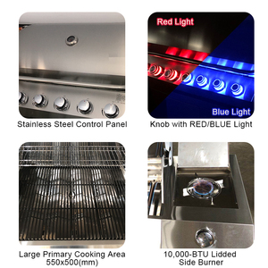 <span class=keywords><strong>Barbecue</strong></span> à <span class=keywords><strong>gaz</strong></span> portable moderne de qualité supérieure en acier inoxydable pour <span class=keywords><strong>balcon</strong></span> et cuisine - Product Image 5