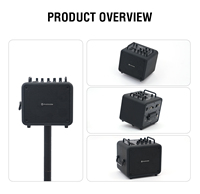 Amplificateur de guitare acoustique portable Musiccube H6PRO avec carte son intégrée, enregistrement en direct, système de sonorisation PA