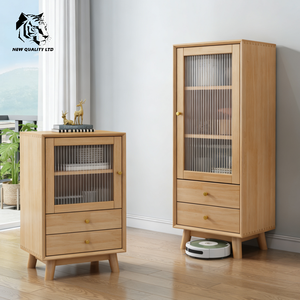 Fabricant chinois, armoire d'angle moderne sur mesure, en stock, prête à être expédiée, pour salon, hôtel, nouveau design, armoire de présentation en bois - Product Image 1