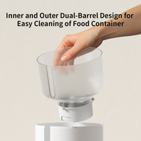 Caméra d'alimentation intelligente Petwant OEM 2.8L Tuya APP Control Auto Small Animals Cat Feeder avec bols et mangeoires en acier inoxydable