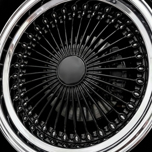 Jantes en fil forgé sur mesure de luxe 18 19 20 pouces chromées argentées dorées en maille pour berlines VIP et Lowrider - Product Image 5
