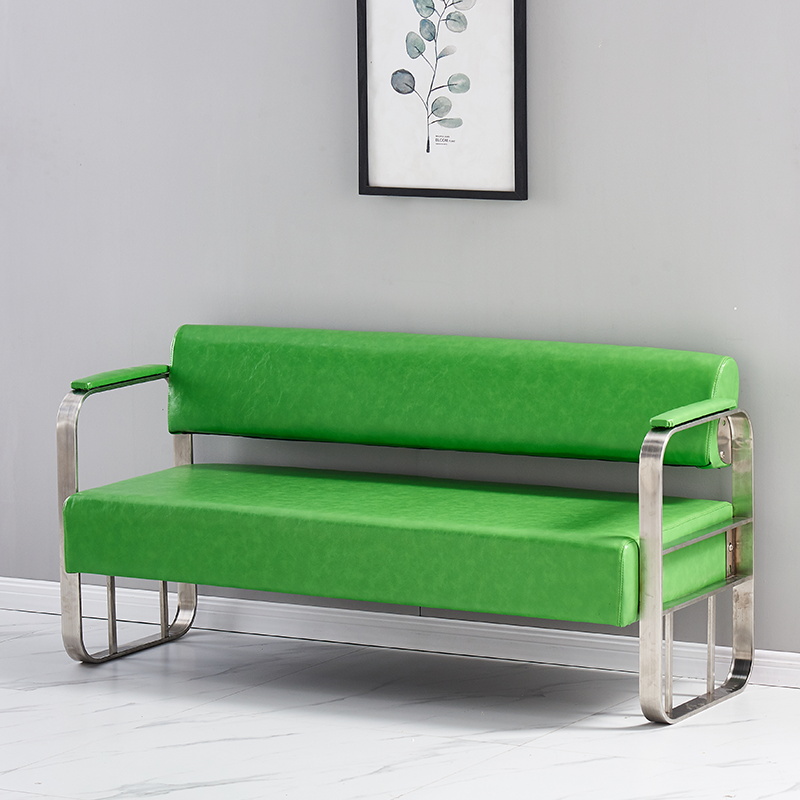 Современные стулья для гостиной оптом, деревянный диван для зоны ожидания, простой удобный бархатный диван-стул