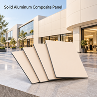Panneau composite en aluminium massif à grain de bois de 3 mm pour panneaux de porte de meubles