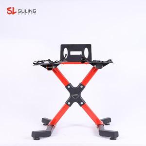 Adjustable Dumbbell Stand Rack Metal Older <b>Weight</b> <b>Storage</b> with Wheels <b>Weights</b> for Home Gym - Product Image 4