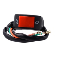 Wintai-Tech China Accesorios para Motocicletas Interruptor de Control de Botón de Símbolo de Luz/Intermitente para Faro Delantero con Cables