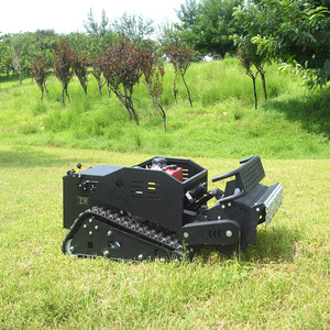 Tondeuse à gazon tout-terrain intelligente 4 temps sans fil télécommandée sur chenilles avec fonction de retour de paille - Product Image 4