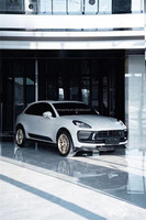 Nouveau pour Porsche Macan Kit de carrosserie en Fiber de carbone diffuseur de lèvre avant jupe latérale becquet améliore le style et les performances