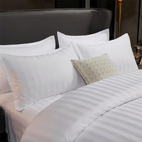 Ensemble de housse de couette en coton 100% blanc pur de luxe pour hôtel, taille king, respirant, linge de lit toutes saisons