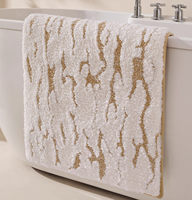 Tapis absorbant pour salle de bain, tapis floqué pour hôtel et maison, tapis d'entrée de toilettes, épais, antidérapant, adapté aux animaux domestiques, antimicrobien