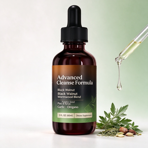 Extracto Líquido de Nuez Negra y Ajenjo con Semilla de Calabaza, <span class=keywords><strong>Pau</strong></span> de Arco, Ajo y Orégano para el Bienestar Digestivo y la Limpieza Interna - Product Image 1