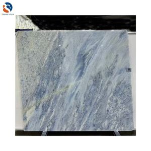 Dalle et carreaux de marbre en cristal bleu ciel du Brésil - Product Image 1