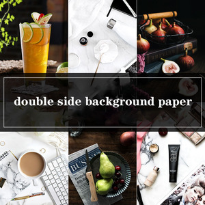 57*87cm sfondo doppio lato carta Vintage venatura del legno foto sfondo per gioielli alimentari <span class=keywords><strong>fotografia</strong></span> cosmetica - Product Image 2