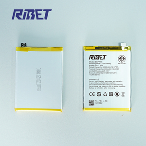 RIBET แบตเตอรี่โทรศัพท์มือถือ Li-Ion ชาร์จไฟได้0รอบ100% สำหรับ <span class=keywords><strong>BLP711</strong></span> OPPO A1K แบตเตอรี่ดิจิตอล - Product Image 1
