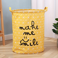 Sac de rangement de vêtements imprimé personnalisé panier à linge pliable en tissu de grande capacité pliable pour vêtements jouets