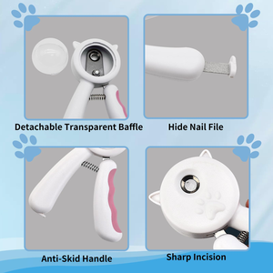 Cortauñas para Mascotas con Cabezal Redondo, Lima y Esmeriladora para el Cuidado de Animales Pequeños, Gatos y Perros, Suministros para Mascotas - Product Image 3