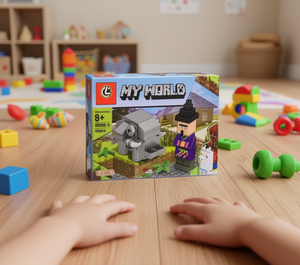 C My World - Juego de Bloques de Construcción de 450 Piezas, Juguete de Construcción de Fantasía y Ciencia Ficción para Mayores de 8 Años, Modelo 23005-5 - Product Image 2