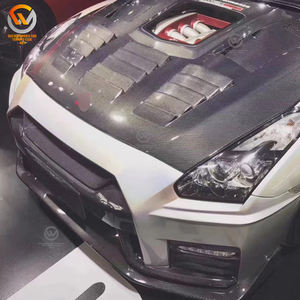 Capot en fibre de carbone <span class=keywords><strong>GTR</strong></span> R35 2008-2016, style <span class=keywords><strong>GT500</strong></span> - Product Image 4