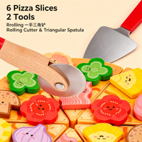 Ensemble de jeu barbecue en bois pour enfants, jouet de simulation de barbecue et de pizza, jeu de simulation de rôle pour tout-petits