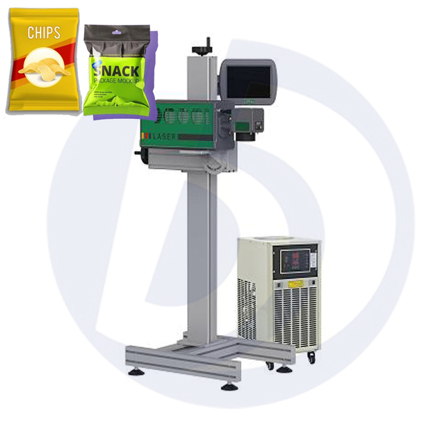 Metal Qr Code Printer Online Flying 3W 5W UV Laser Printer for Industrial Date Printing