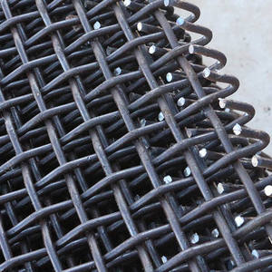 亜鉛メッキ圧着金属メッシュフック圧着振動スクリーンワイヤーメッシュ - Product Image 2