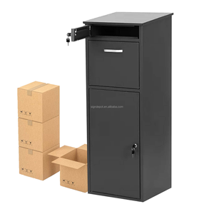 Grands appartements en métal, boîtier de livraison à domicile, étanche, sur pied, idéal pour un appartement, livraison <span class=keywords><strong>gratuite</strong></span> - Product Image 3