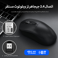 Ratón Inalámbrico Recargable de Modo Dual, Ratón Inalámbrico Personalizado para Deportes Electrónicos, 2.4g USB, Silencioso, PAW3212 para PC y Portátil
