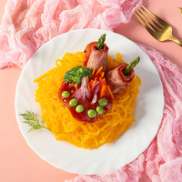 Chinese Ketogenic Instant Foods Slim Thin Weight Low Carbs Low Calorie Low Fat Sugar Free Wet Carrot Konnyaku Noodles Spaghetti
