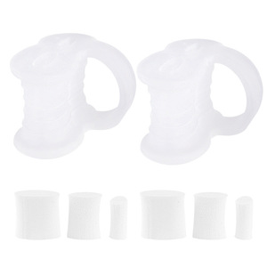 Nuovo Design Soft SEBS Gel Hallux Valugs ortotico Toe separatore, punta sovrapposizione pollice <span class=keywords><strong>ortopedico</strong></span> anello di correzione con EVA distanziatore - Product Image 2