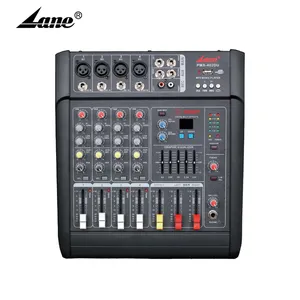 Lane PMX-402DU Factory Price 4 Channel Power Sound System Mixer Console Powered Audio Mixer PMX