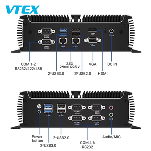 PC Industrial <span class=keywords><strong>I5</strong></span> CPU Opciones WIFI 4 BT 4 Dual DDR4 RAM MSATA SATA Almacenamiento RS232 COM Puertos Fanless Pequeño Compacto Industrial Pc <span class=keywords><strong>I5</strong></span> - Product Image 4