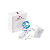 Fuente de alimentación USB tipo C oficial de 27W para Raspberry Pi 5, opciones de color y enchufe