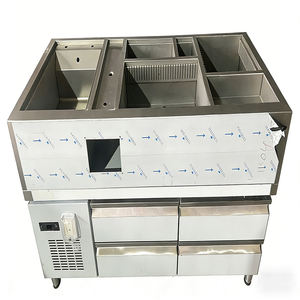 Station de brassage portable en acier inoxydable pour événements extérieurs, étanche avec bac de récupération des gouttes, idéale pour les banquets et les bières artisanales - Product Image 1