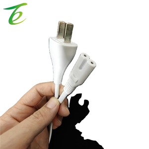 Câble d'alimentation en cuivre pur blanc à huit brins standard national Millet 0,75 mm² PVC pour fer à friser et lampe de bureau - Product Image 3