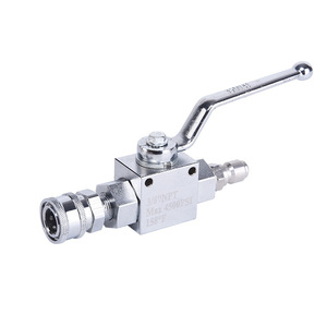 Stainless Steel Ball Valve Kit 3/8 In <b>Quick</b> <b>Connector</b> For High Pressure Water Gun Accessories - Product Image 3