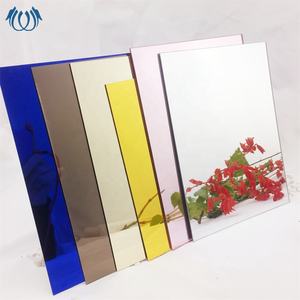 Nouveau Prix Usine 2025 <span class=keywords><strong>Plaque</strong></span> Acrylique Miroir PMMA Décorative Auto-adhésive Dorée Découpée au Laser 1mm 2mm 3mm - Product Image 1