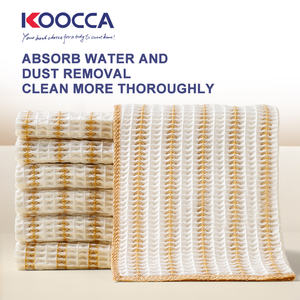 KOOCCA環境にやさしいビスコース繊維ハニーパターン掃除用ラグ強い吸収洗えるキッチン用ウェットドライクリーニング布 - Product Image 3