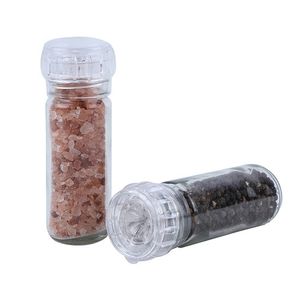 Meilleurs moulinets à sel et à poivre uniques de voyage, 100 ml, en sel de l'Himalaya - Product Image 1
