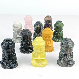 Vente chaude Cristal Spirituel Guérison Poli Mélange Matériel Bébé <span class=keywords><strong>Bouddha</strong></span> Pour La Décoration De La Maison - Product Image 1